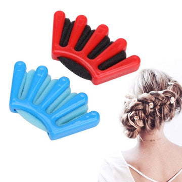 Lady girls DIY french twist plait hair braiding tool
