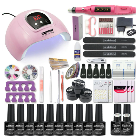 Professional Poly Gel Nail Set (Full Kit)