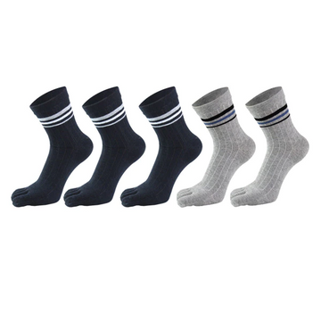 5 Pairs man short five finger socks