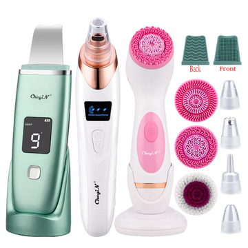 Facial Skin Ultrasonic Scrubber Blackhead Acne Remover Deep Cleansing Brush
