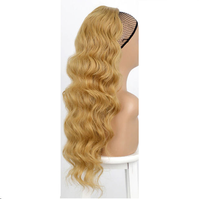 Long Wavy Ponytail Hair Synthetic