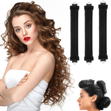 3pcs Satin Heatless Curling Set