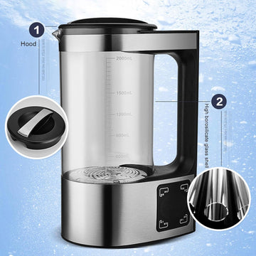 Portable Hydrogen Water Purification Alkaline Ionizer Machine