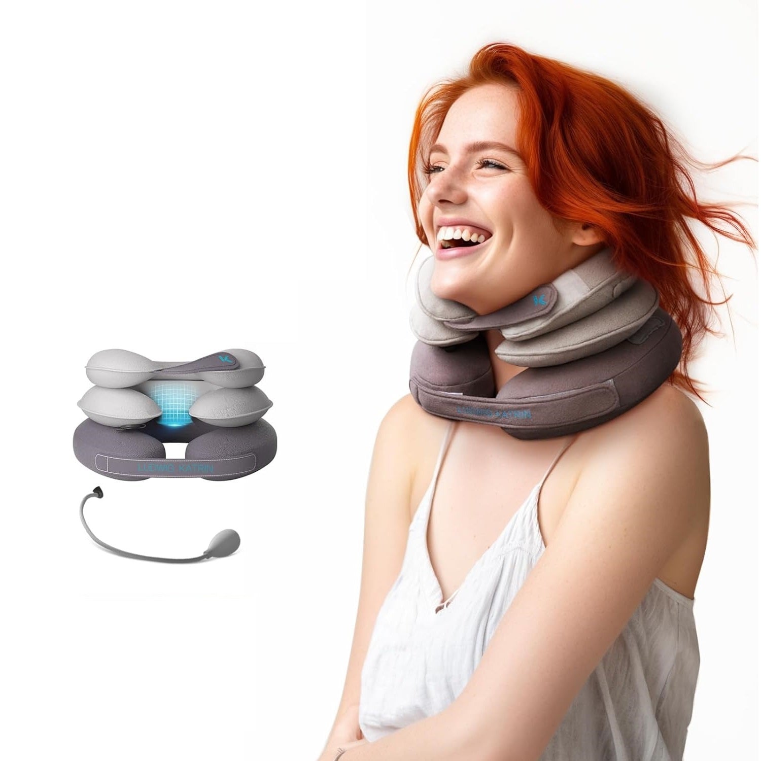 Adjustable Neck Brace Stretcher Cervical Traction Device