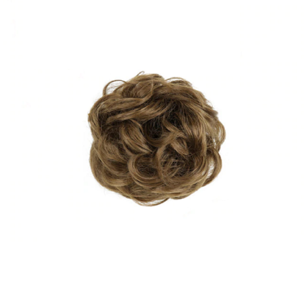messy hair bun