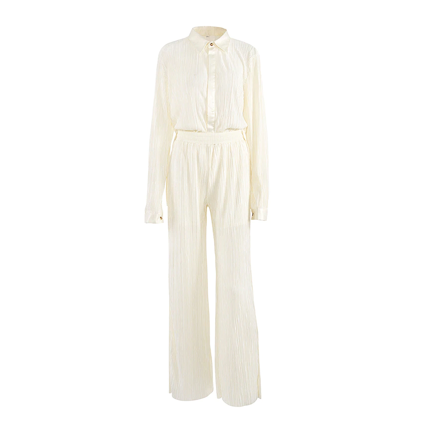 Women's summer waist wide leg loose palazzo pants suit iciCosmetic™