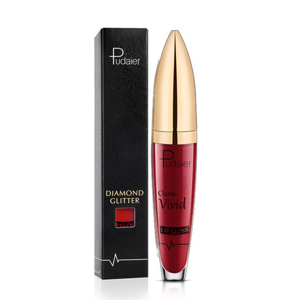 Diamond Lip Gloss Waterproof Long Lasting Glitter Lipstick
