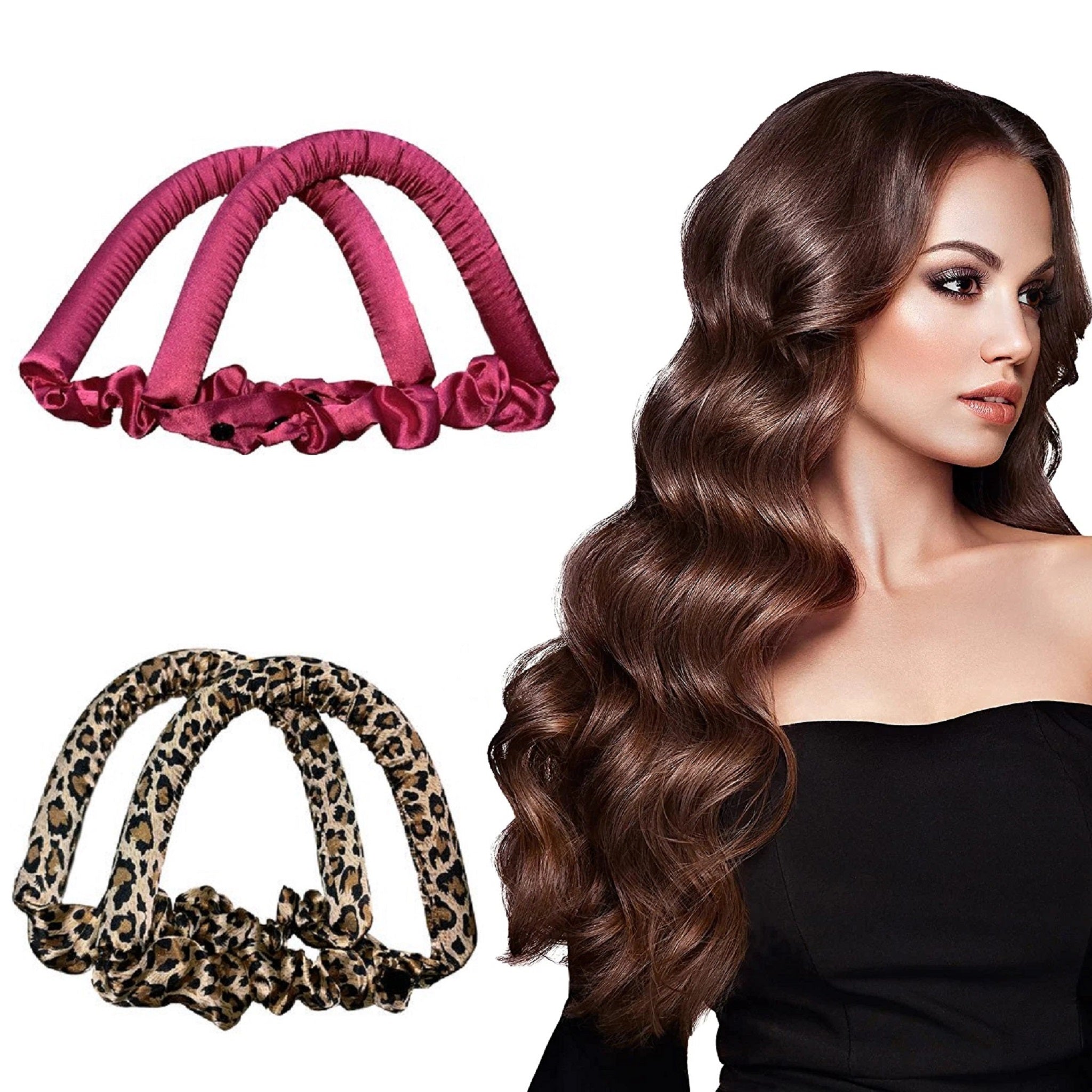 Natural waves curling headband heatless hair curler