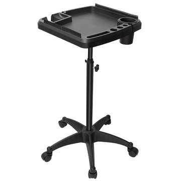 Beauty Salon Adjustable Tray Height Trolley Rolling