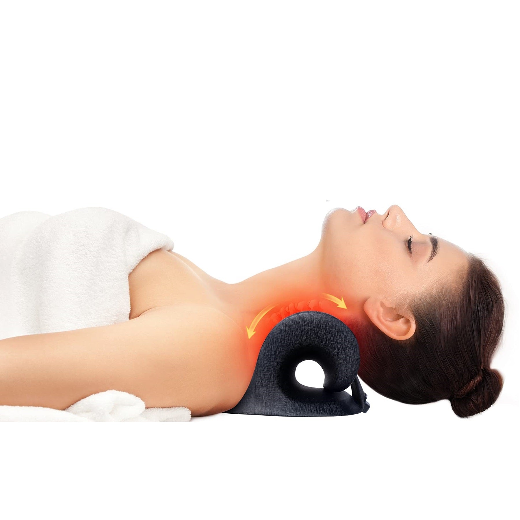 Heated Neck and Shoulder Relaxer Chiropractic Pillow