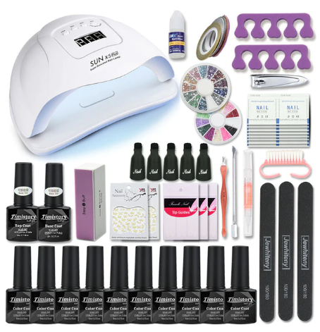 Professional Poly Gel Nail Set (Full Kit)