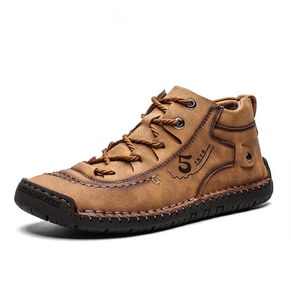 Handmade leather winter loafers moccasins shoes