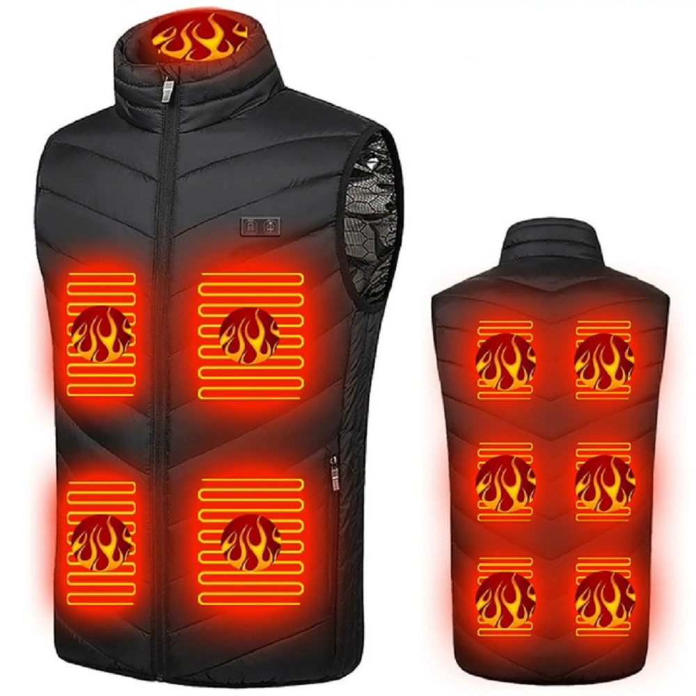 Men's and women's 11-zone smart vest electric heating jacket