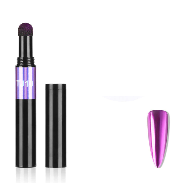 Nail art glitter mirror powder magic pen iciCosmetic
