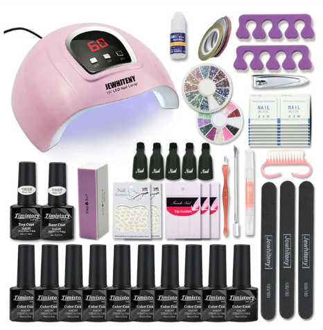 Professional Poly Gel Nail Set (Full Kit)