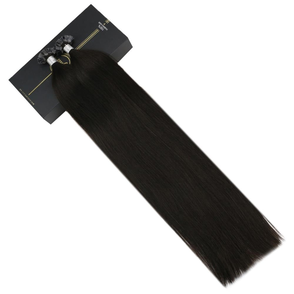 Natural Straight Keratin Hair Extensions