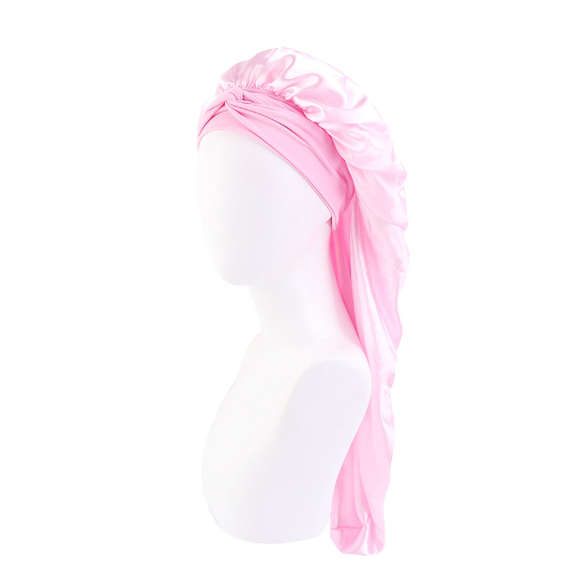 Long Silk Bonnet for Sleeping