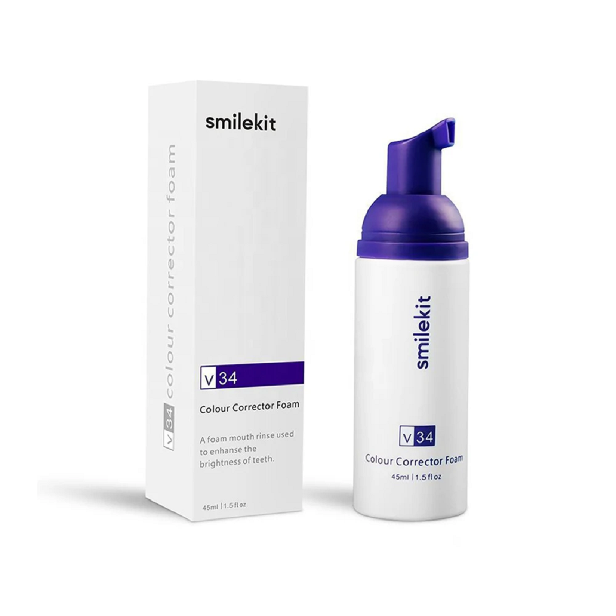Purple Toothpaste for Teeth Whitening