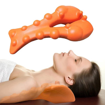 Neck And Shoulder Stretcher Massager Cervical Traction Device