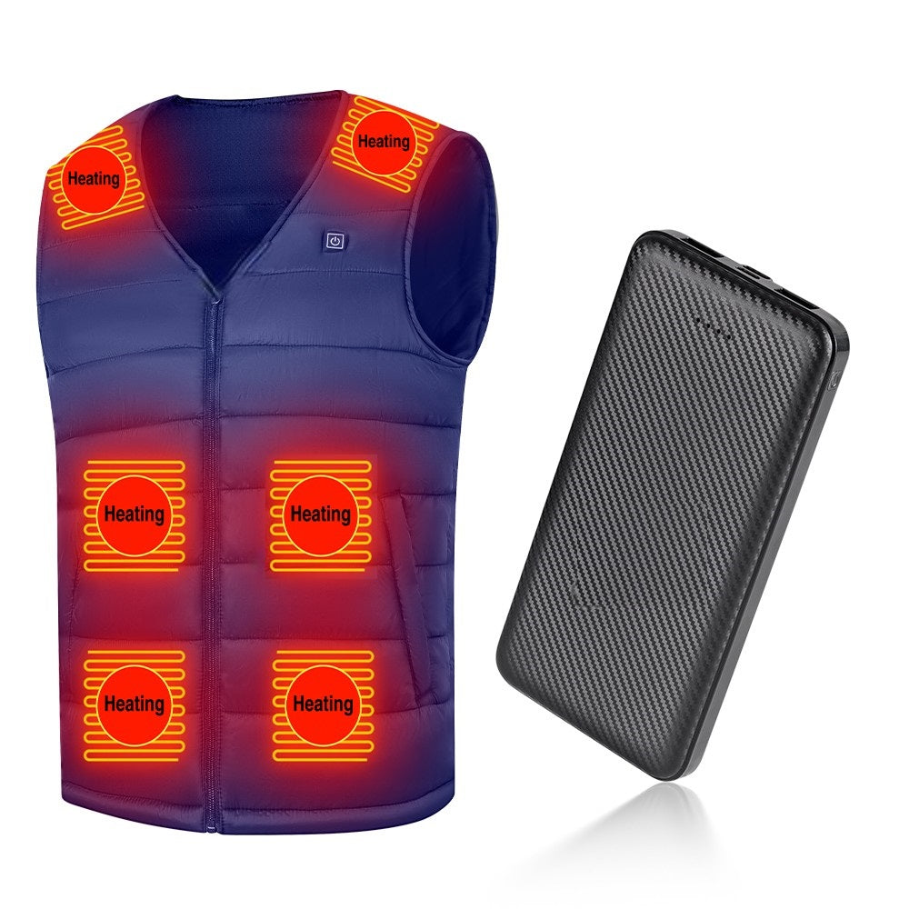 16 Areas Heated Jacket gilet vest Power Bank For Men & Women