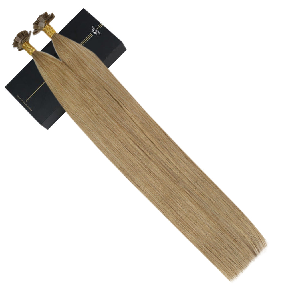 Natural Straight Keratin Hair Extensions