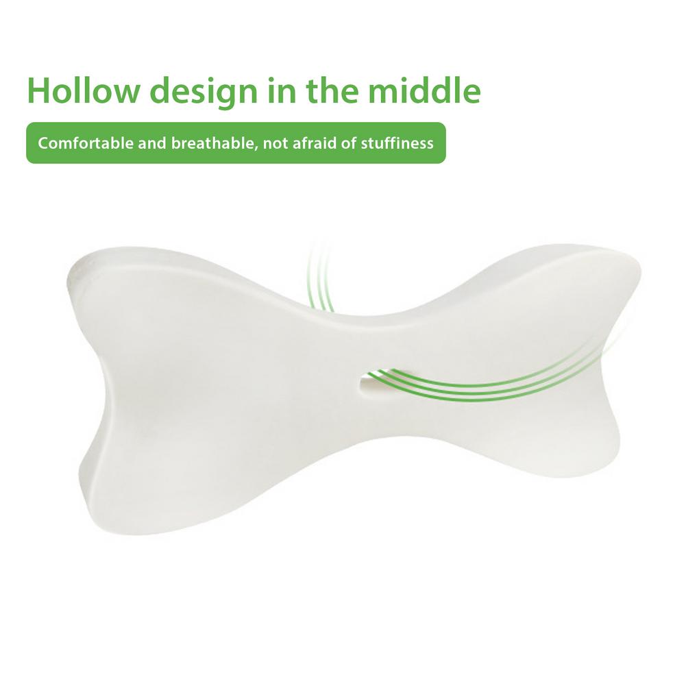 Orthopedic Memory Foam Sleep Roll Pillow For Knee Leg Support