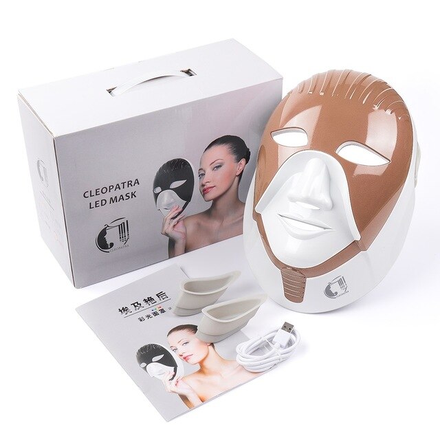 iciCosmetic LED Light Photon Facial Neck Mask