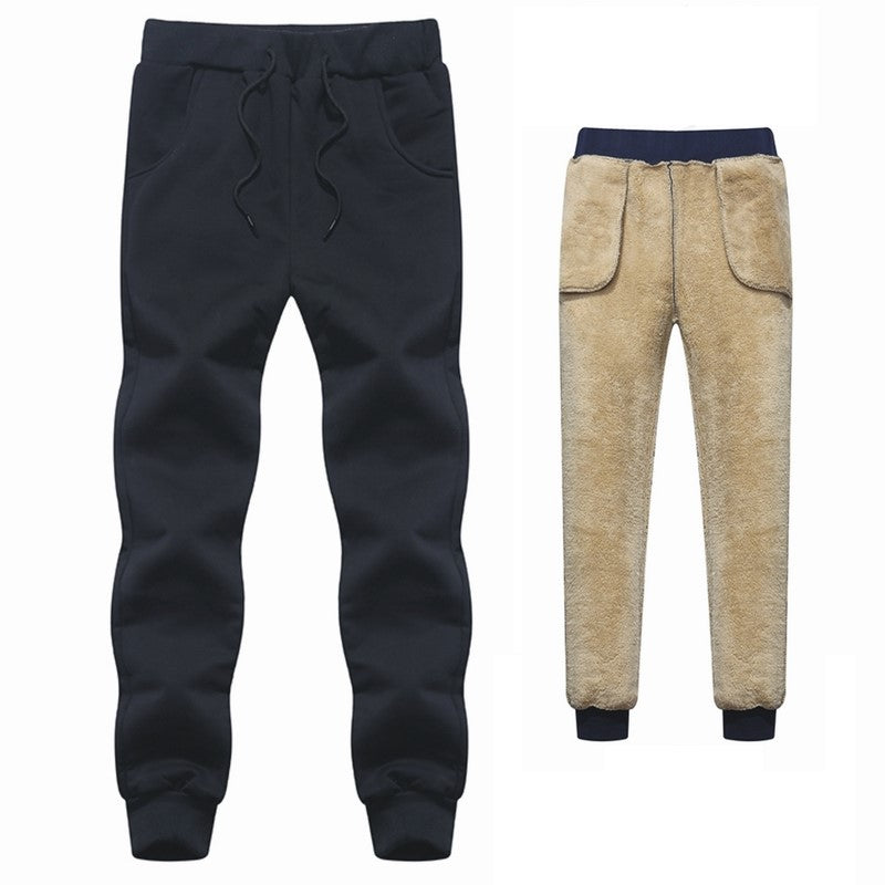 Men's Winter Classic cashmere Warm Thick Pants