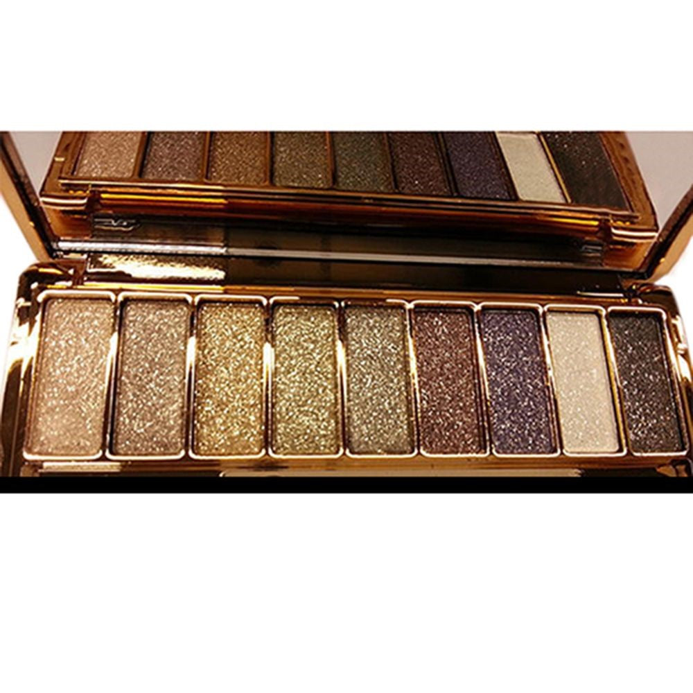 9 Colors Eyeshadow Palette Diamond Bright Shining Glitter With Brush