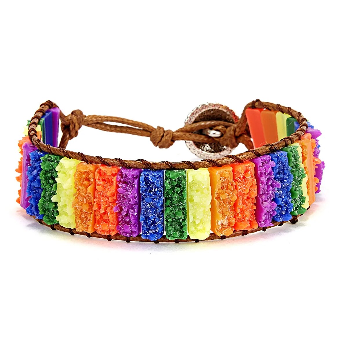 Natural Stone Braided chakra Bracelet for Men & Women