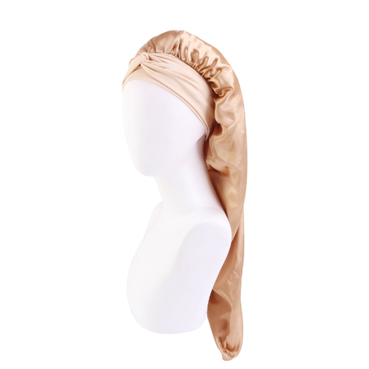 Long Silk Bonnet for Sleeping