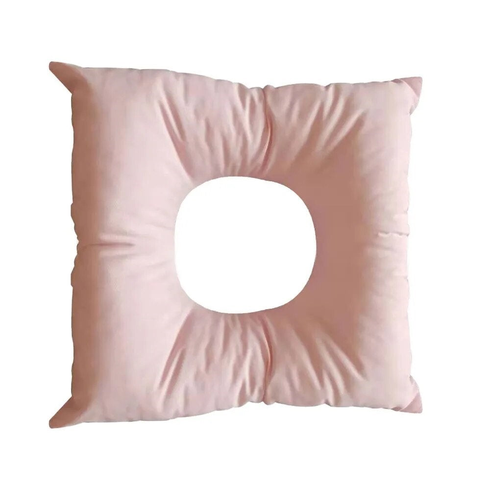 Massage Pillow Face With Hole Square Back Neck Rest Spa Bed Table