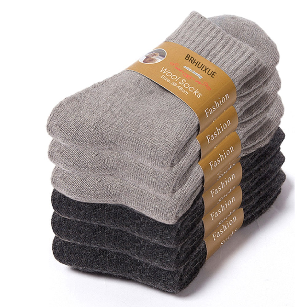 6 Pairs Winter thicker warm Wool Socks