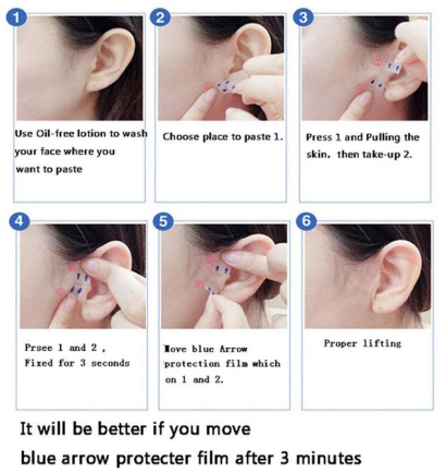 Invisible Face Lift Tapes Set iciCosmetic