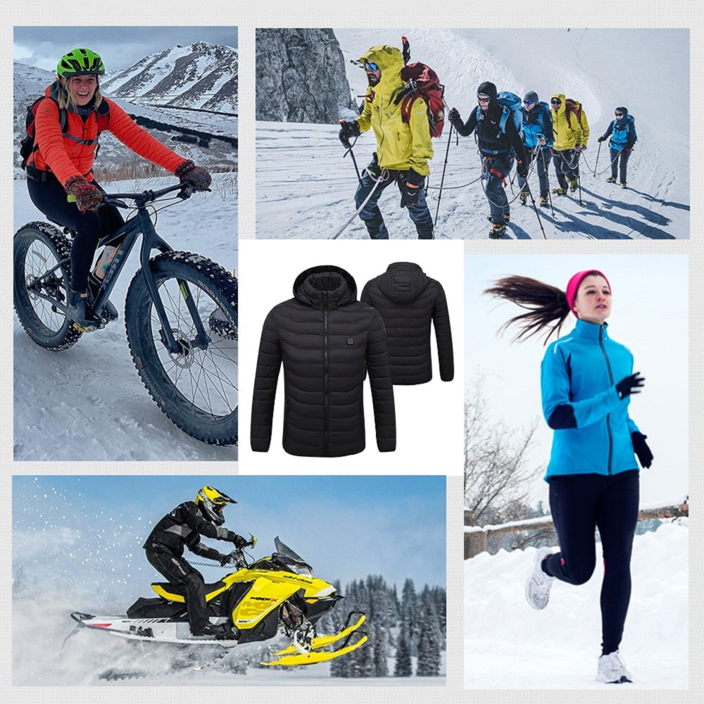 21 Heating Zones Jacket Vest Usb Heated Jacket Heating Thermal Clothing for Men & Women