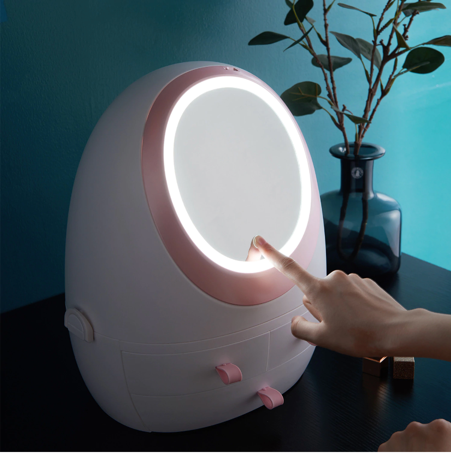 Led Egg Makeup Organizer
