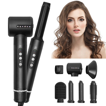 7 in 1 Hair Styling Hot Air Brush Curling Wand Set