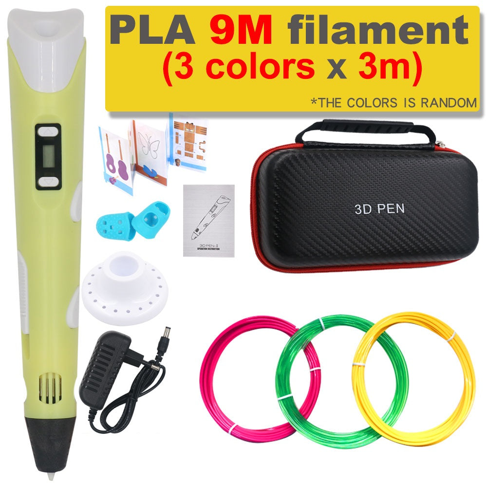 3D Printing Pen DIY Drawing Pen with 200M PLA Filament Kids Gift