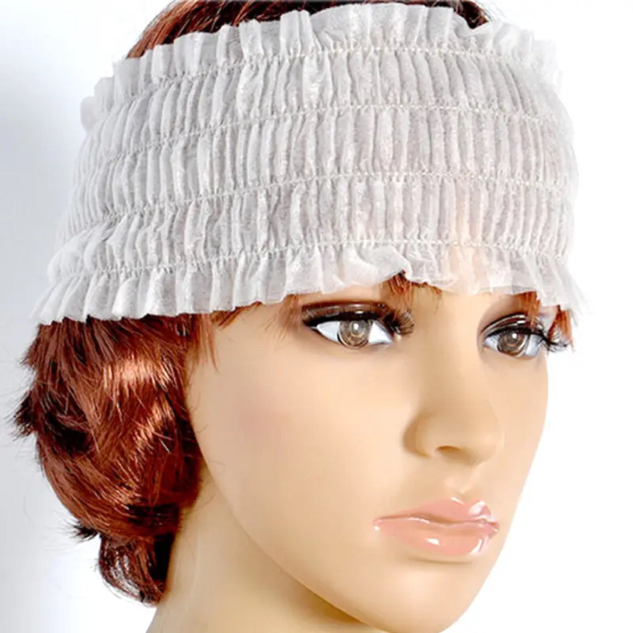 Disposable shower cap elastic mesh non-woven bath hat