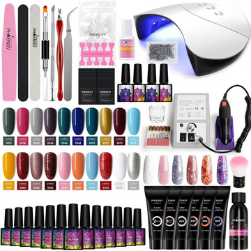 Gel Nail Extension Nail Drill Machine Manihelp Set