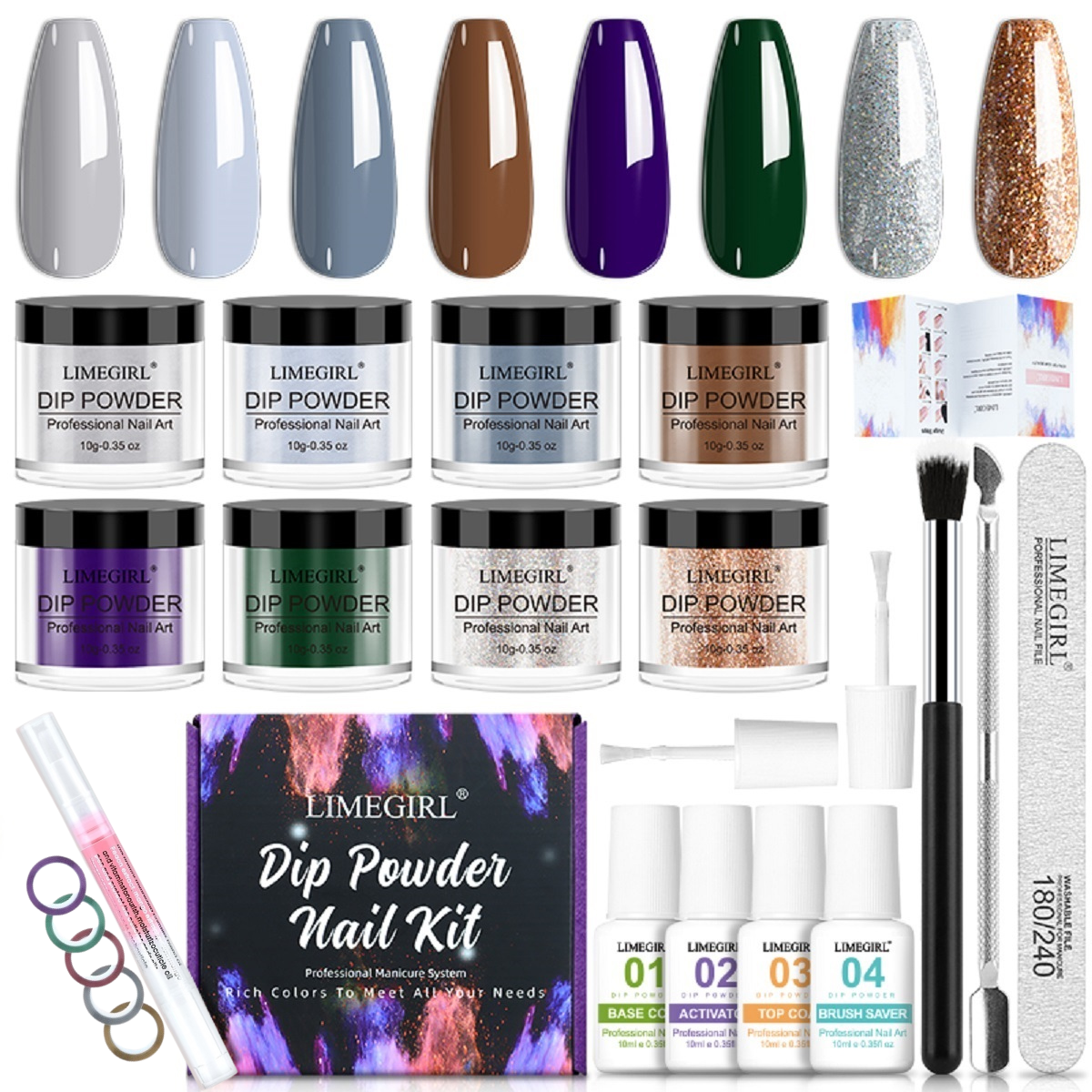 Dip Powder French Nail Kit