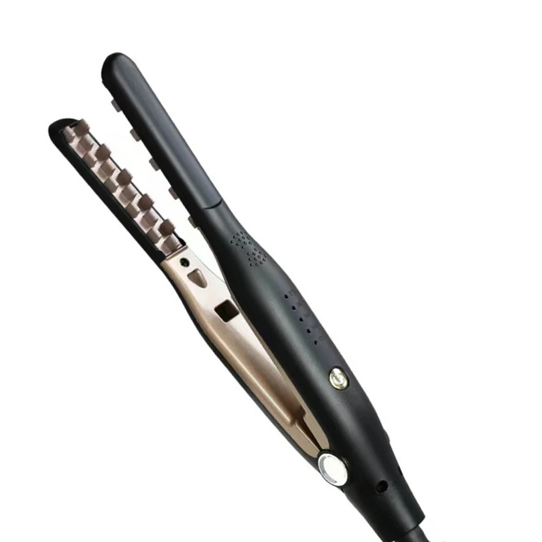 3D Hair Crimper Iron – Ceramic Volumiser and Corrugated Curling Flat Iron