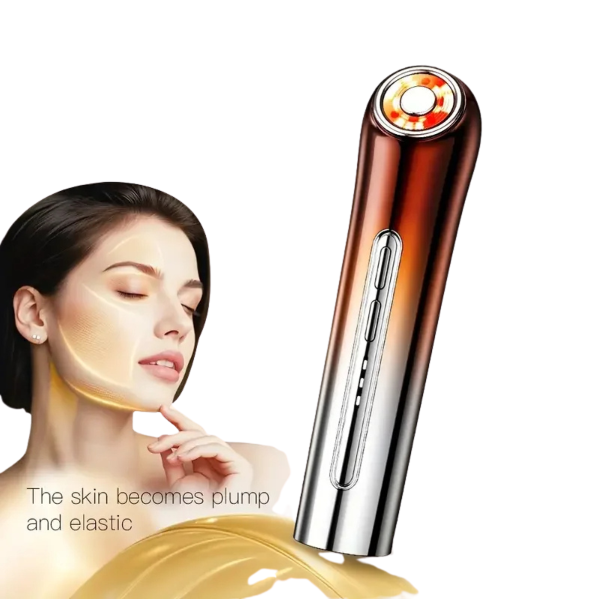EMS Microcurrent Facial Device – Heat Vibration Photorejuvenation Device