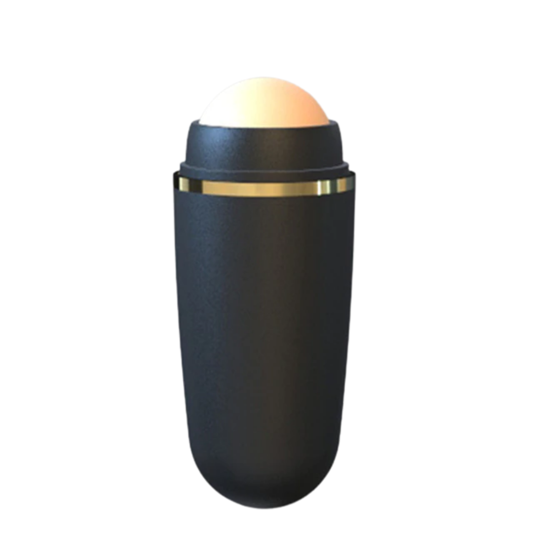 Face oil absorbing roller natural volcanic stone massage