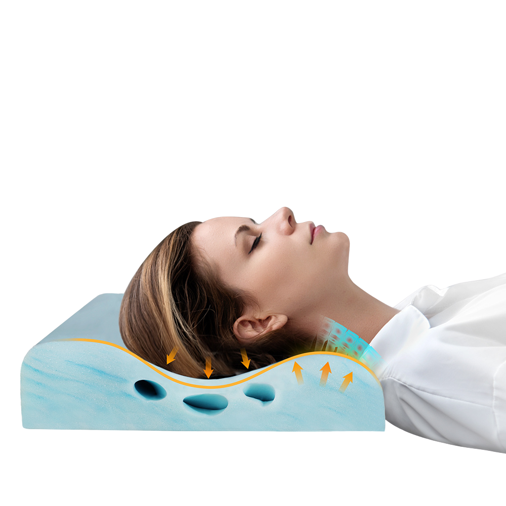 Adjustable Heights Anti-Snore Ergonomic Memory Foam Pillow