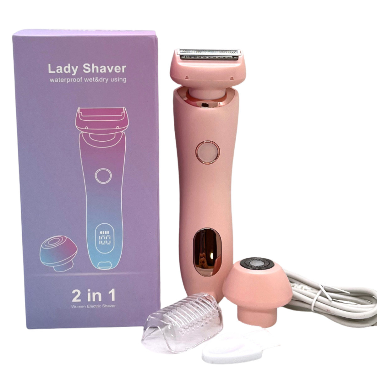 2 in 1 Electric Shaver Ladies Body Trimmer