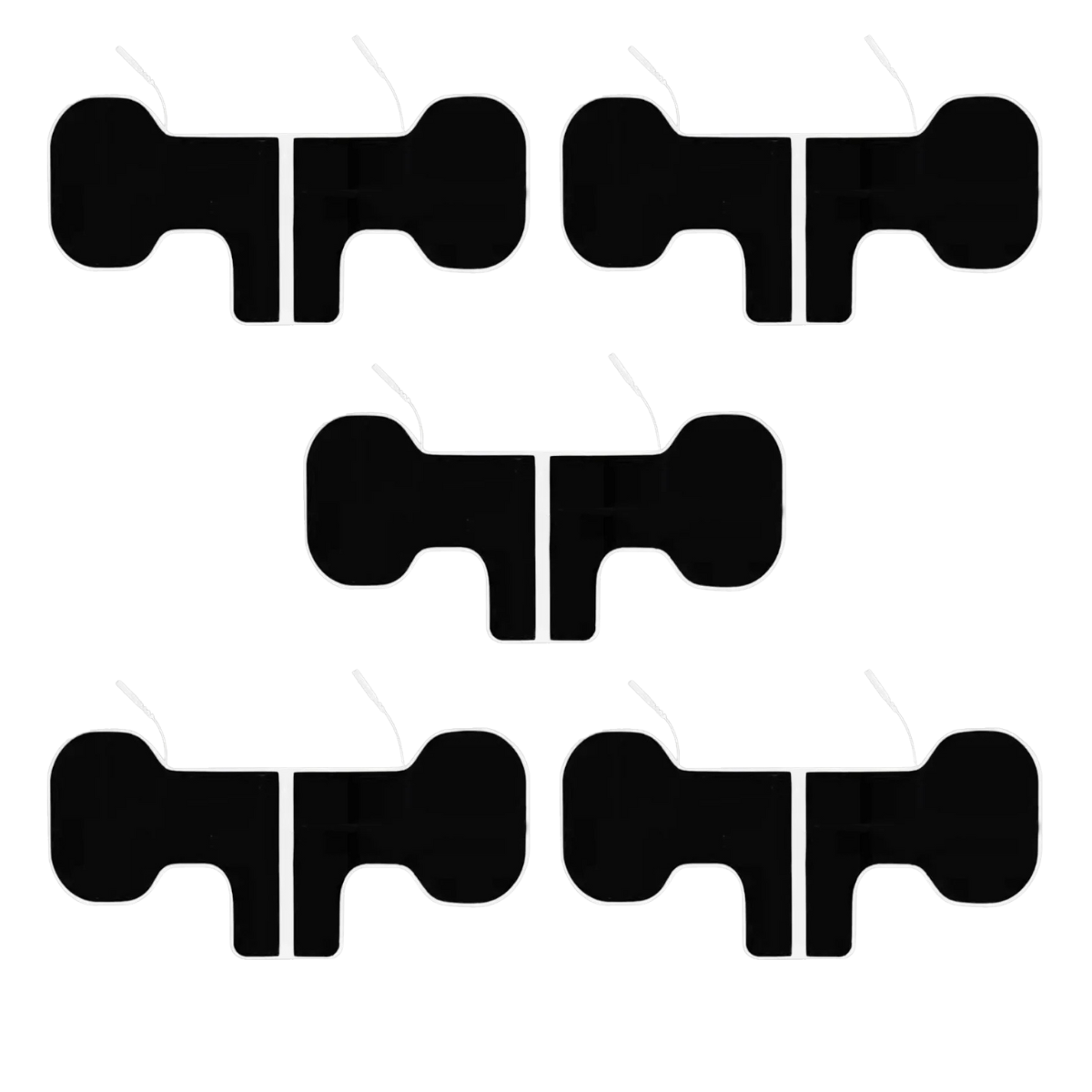 5 Pcs Electrode Pads – Self-Adhesive Gel Patches for EMS Massager