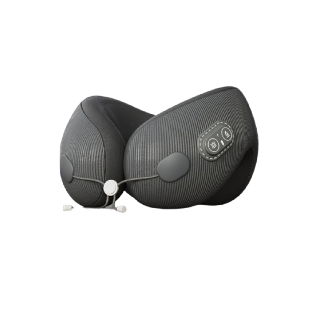 Memory Foam Heating Massage Travel Neck Pillow
