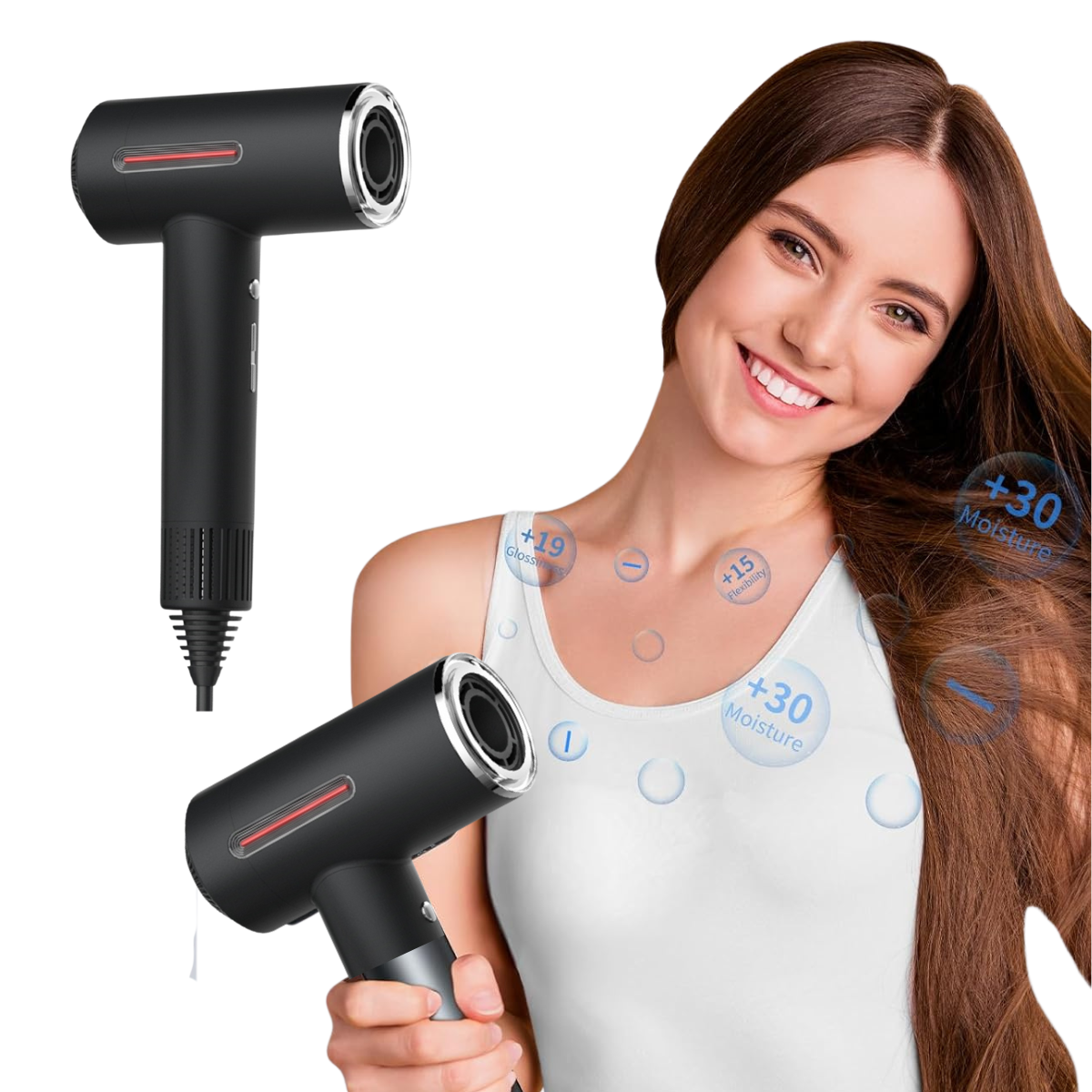 High Speed Negative Ionic Blow Dryer Anti-static Hair Care