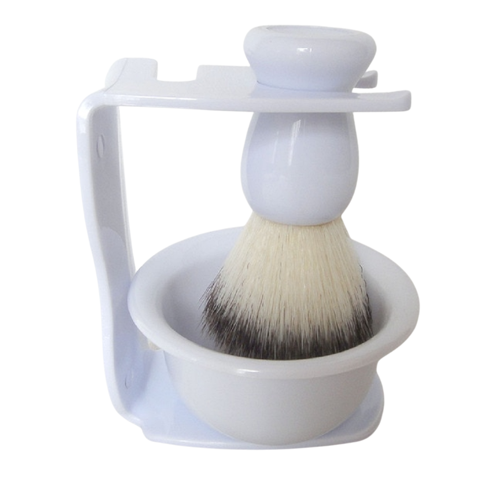 Shaving brush holder set